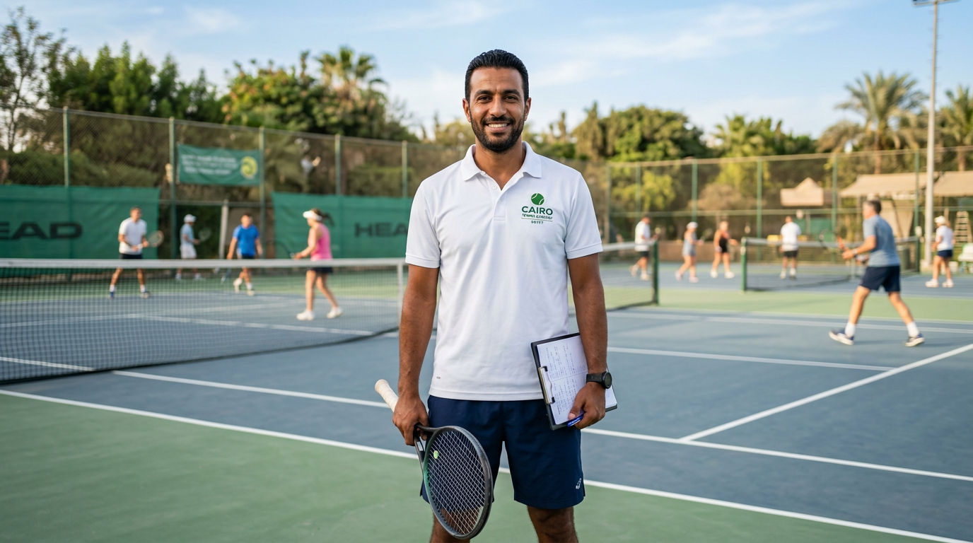 مدرب تنس محترف في أكاديمية زينيث