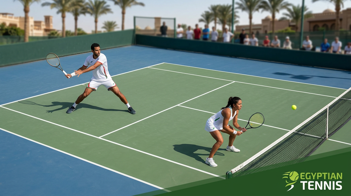 لاعب تنس يقيّم وضع الخصم قبل اختيار الضربة التالية